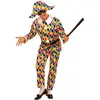 Widmann Costume Arlequin Satin Adulte - Multicolores - M