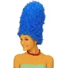 AEC Perruque marge bleue femme tv films et jeux vidéo