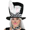 RueDeLaFete Chapeau haut de forme oreilles de lapin
