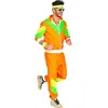 W WIDMANN MILANO Party Fashion déguisement survêtement années 80 homme - m - orange - 10172
