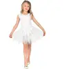 Tutu fillette blanc à paillettes étoilées - 2 couches - WIDMANN - 27 cm - Tulle