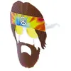Widmann Lunettes Hippie Avec Barbe - Multicolores