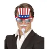 Widmann Lunettes Oncle Sam avec chapeau, moustache et bouc