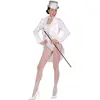 Aptafêtes W WIDMANN MILANO Party Fashion - Costume frac en satin, showgirl, directrice de cirque, costumes de carnaval