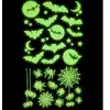 RueDeLaFete Stickers décoratifs fluorescents - Halloween