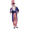 Déguisement oncle Sam - WIDMANN - Taille M - Rouge, blanc, bleu - Costume pour homme