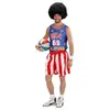 déguisement basketteur nba homme - l - rouge - widmann 75823