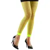 WIDMANN Leggings Résille Néon Vert - Adulte Multicolor