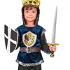 CHEVALIER MEDIEVAL (manteau avec capuche, ceinture)  5-7 24696WID