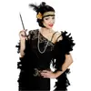 Bandeau Charleston Doré avec Plumes Adulte Années 20 - WIDMANN - Accessoire de Déguisement