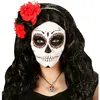 Widmann Déguisement Dia de los muertos adulte avec 40 Strass bleus et rouges - Taille Unique