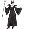 W WIDMANN MILANO Party Fashion - Costume Malefizia, robe, fée sombre, sorcière, conte de fées, déguisements de carnaval, Halloween