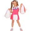 Widmann Déguisement Cheerleader - Fille Taille : 8/10 ans (126 à 138 cm)