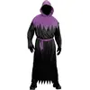 WIDMANN MILANO PARTY FASHION W, Déguisement Maître Phantom, Design Unique Noir et Violet, Masque occultant, Confort en Polyester, Ajustement avec Ceinture, Taille S, Noir