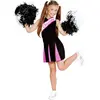 WIDMANN Déguisement Cheerleader Rose et Noir (11/13 ans)