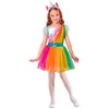 Widmann Déguisement Licorne colorée - 5/7 ans