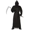 W WIDMANN MILANO Party Fashion - Costume Faucheur, robe noire, Grim Reaper, Halloween
