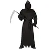 W WIDMANN MILANO Party Fashion - Costume Faucheur, robe noire, Grim Reaper, Halloween