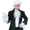 RueDeLaFete Jabot avec bijou et manchettes poignets dentelle blanche