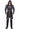 RueDeLaFete W WIDMANN MILANO Party Fashion - Costume sombre assassin, gothique, chevalier, Halloween