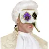 RueDeLaFete Masque Vénitien Long Nez - Violet et Noir
