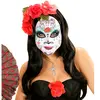 Widmann Masque en Tissu Imprimé - Dia De Los Muertos - Femme