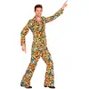 déguisement hippie psychédélique homme - l - multicolore - widmann 08993