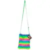 W WIDMANN MILANO Party Fashion - Sac à main en peluche, rétro, années 80, accessoire, carnaval