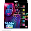 Widmann 09602 Lot de 6 Crayons de Maquillage UV Unisexe - Adulte Multicolore - Taille Unique