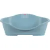 ZOLUX Stefanplast Corbeille Plastique Sleeper 65 cm - 80 x 56 x 31 cm - Bleu Acier - pour Chien