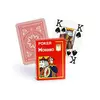 Modiano 300482 Cartes de Poker Cristallo 4 Index Rouge