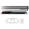 Menabo Barre de toit Blade en aluminium argenté 80x30mm - Taille M