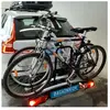 MENABO' Support vélo MERAK pour attelage - 2 vélos, compact et léger, Type S fixe