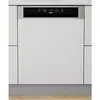 Whirlpool Lave-vaisselle semi-encastré : couleur inox, grande capacité - WB 6020 P X