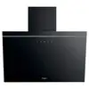 Whirlpool - hotte décorative inclinée 60cm 650m3h noir  akr62fltk -