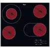 Whirlpool AKT8210LX Table de Cuisson 6300W Induction 4 Foyers Capteur Tactile Verre Noir