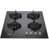Whirlpool - table de cuisson gaz 60cm 4 feux noir - agr555mrfr TU