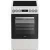 WHIRLPOOL - Cuisinière blanche vitrocéramique 50 cm - W5V5LCW 85999171...