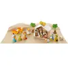 Trudi Crèche de Noël en bois - Sevi - Complète - 20 pièces - Multicolore - 29 x 19 x 19 cm