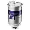 UFI Filters Filtre à carburant pour FORD: Escort, P100 Pick-up, Orion, Mondeo, Courier, Fiesta & VOLKSWAGEN: Polo, Transporter, Golf (Ref: 24.365.00)