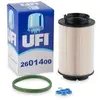 UFI Filters Filtre à carburant pour VOLKSWAGEN: Touran, Phaeton, Jetta, Eos, Golf, Caddy & SKODA: Octavia & AUDI: A3 & SEAT: Leon (Ref: 26.014.00)