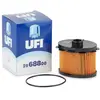 UFI Filters Filtre à carburant pour CITROËN: Berlingo, Jumpy, Xsara, C15, Dispatch & PEUGEOT: Partner, Ranch, 206, 306, Expert (Ref: 26.688.00)