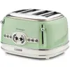 Ariete Vintage 156 - Grille-pain - 4 tranche - 4 Emplacements - vert