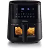 Ariete 4633 Friteuse à air 4L, 1400W, capacité 4L, 9 programmes, fonction Shake and Grill, Température jusqu'à 200°C, Noir