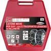 COMMENCER Jeu de chaînes à Neige 2 pièces 16MM pour SUV 4x4 et transports légers - Groupe 240