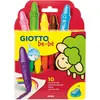 GIOTTO be-bè - Etui 10 maxi crayons de cire