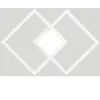 GEA LUCE AFRODITE Applique murale 2 carrée, LED, FAFPB1,