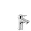 Mitigeur lavabo taille S Duravit No.1 MinusFlow chromé sans tirette ni vidage