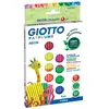 F.I.L.A. GIOTTO Patplume - Assortiment de pâte à modeler 8 x 33g couleurs fluo