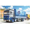 ITALERI- Volvo Italie 3945S Bâche F16, Bleu, Blanc, Taille Unique